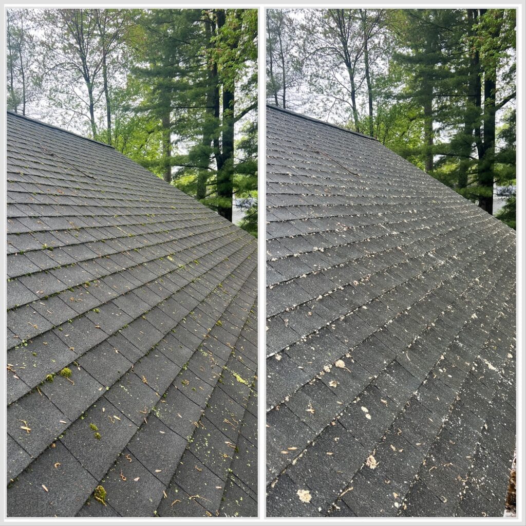 Roof-Cleaning-in- Canton, CT